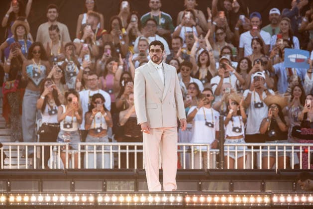 Music Concert - Bad Bunny - DeBÃ TiRAR MaS FOToS World Tour Bad Bunny (Benito Antonio Martinez Ocasio) Milan Ippodromo SNAI La Maura Italy Copyright: xMirkoxFava TSCKx xLiveMediax LPM_2569583