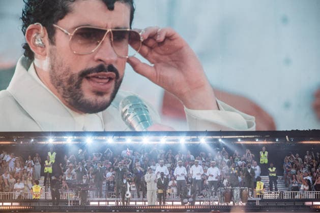 Music Concert - Bad Bunny - DeBÃ TiRAR MaS FOToS World Tour Bad Bunny (Benito Antonio Martinez Ocasio) Milan Ippodromo SNAI La Maura Italy Copyright: xMirkoxFava TSCKx xLiveMediax LPM_2569584
