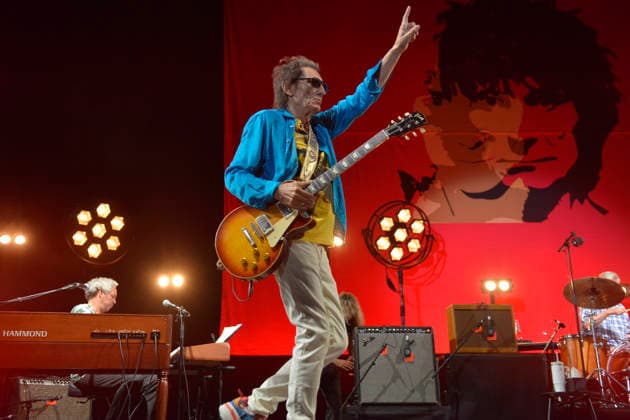 IPA86773686 - Lucca, July 17, 2026 The Lucca Summer Festival in Piazza Napoleone is hosting a concert by a former Rolling Stones rocker Ronnie Wood, who, despite his age, remains as rock n roll as ever. In the photo: Ronnie Wood on stage at the Summer Festival.  Copyright: xRobertoCappellox xRobertoxCappellox 86773686