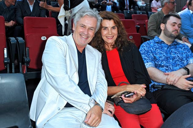 NIBELUNGEN FESTSPIELE. Timothy Peach und Nicola Tiggeler anläßlich der Premiere des Stückes Die Hunnenkönigin im Rahmen der Nibelungen Festspiele am 17.07.2026 vor dem Kaiserdom Worms. 20260717MWI114015 *** NIBELUNGEN FESTIVAL Timothy Peach and Nicola Tiggeler at the premiere of the play *The Queen of the Huns* as part of the Nibelungen Festival on July 17, 2026, in front of the Imperial Cathedral in Worms 20260717MWI114015