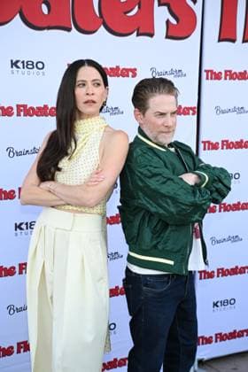 Inside arrivals for the Los Angeles premiere of The Floaters at Laemmle Royal Featuring: Seth Green, Jackie Tohn Where: Los Angeles, California, United States When: 17 Jul 2026 Credit: Jacob Lewis INSTARimages EDITORIAL USE ONLY. NOT FOR USE BY NEWSPAPERS BASED IN THE UK. Copyright: xx instar55860644