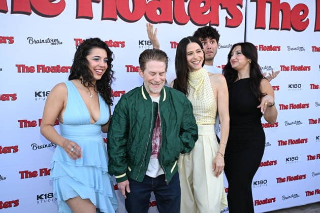 Inside arrivals for the Los Angeles premiere of The Floaters at Laemmle Royal Featuring: The Floaters Cast Where: Los Angeles, California, United States When: 17 Jul 2026 Credit: Jacob Lewis INSTARimages EDITORIAL USE ONLY. NOT FOR USE BY NEWSPAPERS BASED IN THE UK. Copyright: xx instar55860653