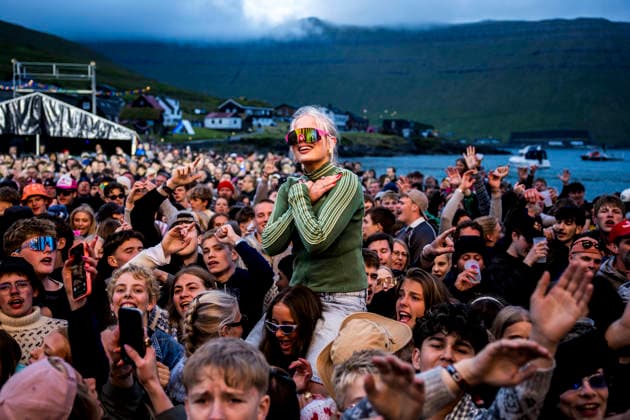 G! Festival 2026 Sydregote, Faroe Island. 17th, July 2026. The atmosphere is great among the festival goers at the Faroese music festival G! Festival 2026 in Sydregote. Faroe Islands, ostero, SyÃ°rugota  Copyright: xGonzalesxPhoto LassexLagonix