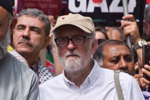 July 18, 2026, London, England, United Kingdom: Former Labour leader and Your Party co-founder JEREMY CORBYN takes part as thousands of people march in central London in support of Palestine. London United Kingdom - ZUMAv130 20260718_zip_v130_031 Copyright: xVukxValcicx