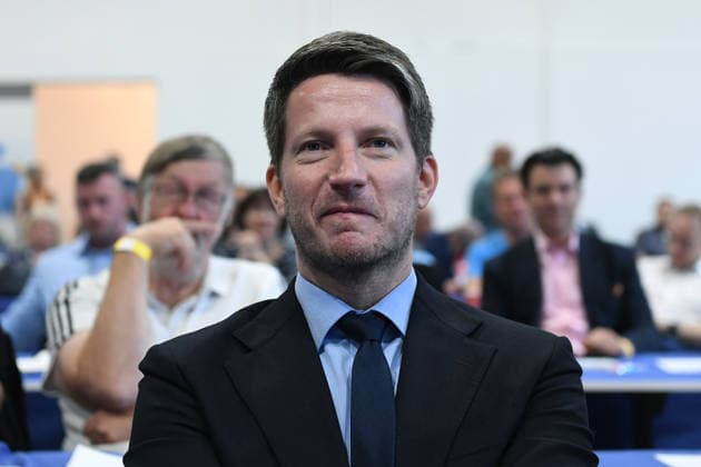 Listenaufstellung der AfD NRW am 18.07.2026 im Eventzentrum.NRW in Marl Dr. Martin Vincentz ( Landessprecher Fraktionsvorsitzender AfD NRW ) *** AfD NRW Candidate List Announcement on July 18, 2026, at the Eventzentrum NRW in Marl Dr. Martin Vincentz, State Spokesperson and AfD NRW Caucus Chair xRx