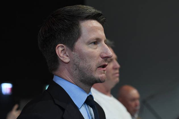 Listenaufstellung der AfD NRW am 18.07.2026 im Eventzentrum.NRW in Marl Dr. Martin Vincentz ( Landessprecher Fraktionsvorsitzender AfD NRW ) *** AfD NRW Candidate List Announcement on July 18, 2026, at the Eventzentrum NRW in Marl Dr. Martin Vincentz, State Spokesperson and AfD NRW Caucus Chair xRx