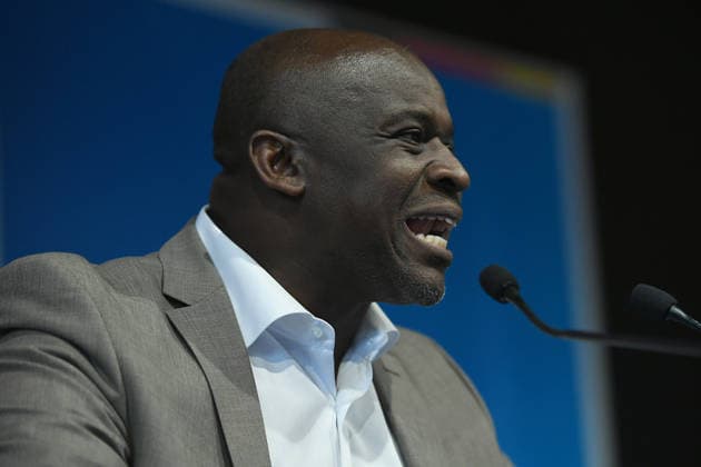 Listenaufstellung der AfD NRW am 18.07.2026 im Eventzentrum.NRW in Marl Serge Menga Nsibu ( Politischer Aktivist ) *** AfD NRW Candidate List Announcement on July 18, 2026, at the Eventzentrum NRW in Marl; Serge Menga Nsibu, Political Activist xRx