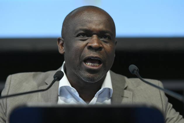 Listenaufstellung der AfD NRW am 18.07.2026 im Eventzentrum.NRW in Marl Serge Menga Nsibu ( Politischer Aktivist ) *** AfD NRW Candidate List Announcement on July 18, 2026, at the Eventzentrum NRW in Marl; Serge Menga Nsibu, Political Activist xRx