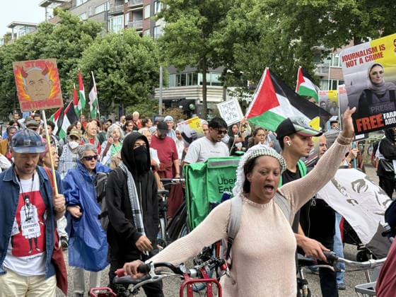 Demonstration in support of Palestine in Amsterdam AMSTERDAM, NETHERLANDS - JULY 18: People gather in front of the Dutch Red Cross (Rode Kruis) to show solidarity with Palestine demanding the release of Dr. Husam Abu Safiya, chief physician of Kamal Adwan Hospital, whose health condition is reportedly worsening while being held in an Israeli prison, and calling on the International Red Cross to visit him, in Amsterdam, the Netherlands on July 18, 2026. Selman Aksunger Anadolu Amsterdam Netherlands. Editorial use only. Please get in touch for any other usage.  Copyright: x2026xAnadoluxSelmanxAksungerx