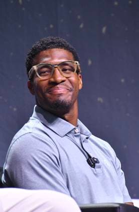 NEW YORK, NY - JULY 18: Jameis Winston during Strike The Pose at day 3 of Fanatics Fest NYC on July 18, 2026 at Javits Center in New York City. Copyright: xMediaPunchx