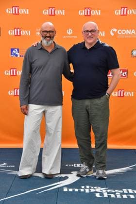 IPA86787592 - Giffoni Vallepiana Giffoni Festival 2026. Pictured: Giulio and Giovanni Napolitano  Copyright: xVincenzoxLandix xVincenzoxLandix 86787592