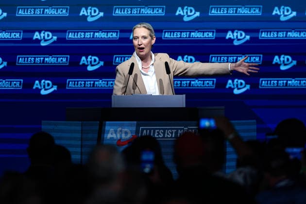 Alice Elisabeth Weidel (AfD) - Wahlkampfauftaktveranstaltung der AfD Sachsen-Anhalt in der Messe Magdeburg am Sonnabend, den 18. Juli 2026 in Magdeburg. *** Alice Elisabeth Weidel: AfD Saxony-Anhalt’s campaign kickoff event at the Magdeburg Exhibition Center on Saturday, July 18, 2026, in Magdeburg