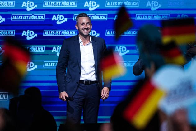 Ulrich Siegmund (AfD, Sachsen-Anhalt) - Wahlkampfauftaktveranstaltung der AfD Sachsen-Anhalt in der Messe Magdeburg am Sonnabend, den 18. Juli 2026 in Magdeburg. *** Ulrich Siegmund, AfD, Saxony-Anhalt: Kickoff event for the AfD Saxony-Anhalt election campaign at the Magdeburg Exhibition Center on Saturday, July 18, 2026, in Magdeburg