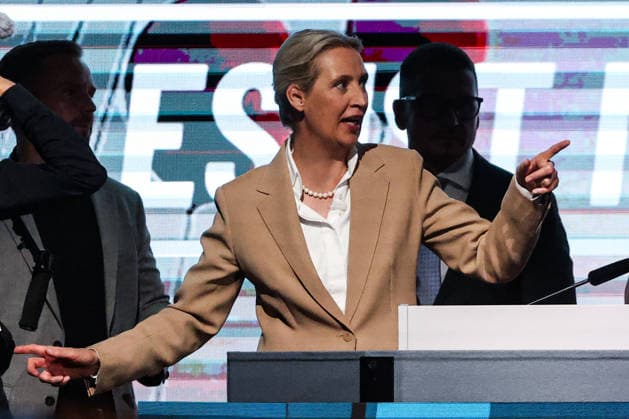 Alice Elisabeth Weidel (AfD) - Wahlkampfauftaktveranstaltung der AfD Sachsen-Anhalt in der Messe Magdeburg am Sonnabend, den 18. Juli 2026 in Magdeburg. *** Alice Elisabeth Weidel: AfD Saxony-Anhalt’s campaign kickoff event at the Magdeburg Exhibition Center on Saturday, July 18, 2026, in Magdeburg