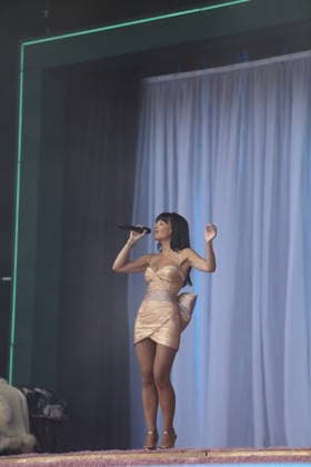 Lily Allen beim Lollapalooza Festival im Olympiapark in Berlin, 18. Juli 2026. Lollapalooza Berlin 2026 *** Lily Allen at the Lollapalooza Festival in Berlin s Olympic Park, July 18, 2026 Lollapalooza Berlin 2026