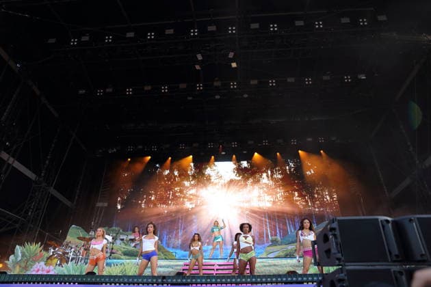 Zara Larsson beim Lollapalooza Festival im Olympiapark in Berlin, 18. Juli 2026. Lollapalooza Berlin 2026 *** Zara Larsson at the Lollapalooza Festival in Berlin s Olympic Park, July 18, 2026 Lollapalooza Berlin 2026