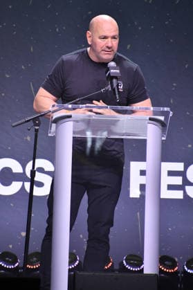 NEW YORK, NY - JULY 18: Dana White pictured during Zuffa Boxing Press Conference on day 3 of Fanatics Fest NYC on July 18, 2026 at Javits Center in New York City. Copyright: xmpi099 MediaPunchx