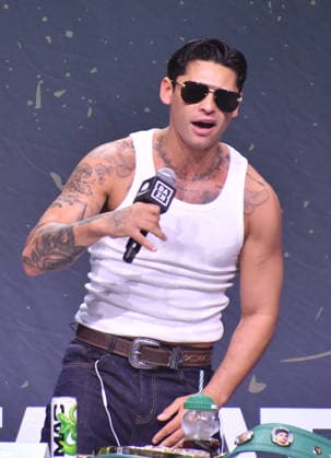 NEW YORK, NY - JULY 18: Ryan Garcia pictured during Zuffa Boxing Press Conference on day 3 of Fanatics Fest NYC on July 18, 2026 at Javits Center in New York City. Copyright: xmpi099 MediaPunchx