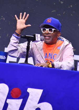 NEW YORK, NY - JULY 18: Spike Lee pictured during Men in Blazers on day 3 of Fanatics Fest NYC on July 18, 2026 at Javits Center in New York City. Copyright: xmpi099 MediaPunchx