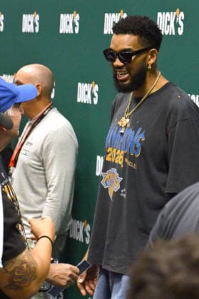 NEW YORK, NY - JULY 18: Karl-Anthony Towns pictured during day 3 of Fanatics Fest NYC on July 18, 2026 at Javits Center in New York City. Copyright: xmpi099 MediaPunchx