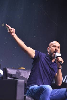 NEW YORK, NY - JULY 18: Keegan-Michael Key during Strike the Pose at day 3 of Fanatics Fest NYC on July 18, 2026 at Javits Center in New York City. Copyright: xmpi099 MediaPunchx