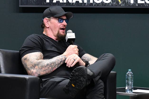 NEW YORK, NY - JULY 18: Mark Calaway, aka, The Undertaker, pictured during Insight With Chris Van Vliet on day 3 of Fanatics Fest NYC on July 18, 2026 at Javits Center in New York City. Copyright: xmpi099 MediaPunchx