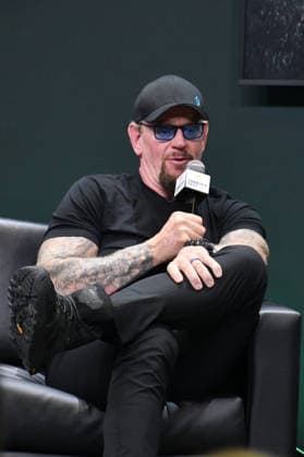 NEW YORK, NY - JULY 18: Mark Calaway, aka, The Undertaker, pictured during Insight With Chris Van Vliet on day 3 of Fanatics Fest NYC on July 18, 2026 at Javits Center in New York City. Copyright: xmpi099 MediaPunchx