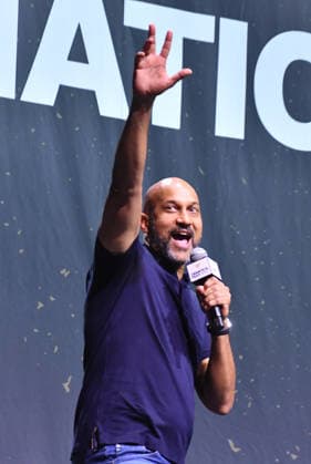 NEW YORK, NY - JULY 18: Keegan-Michael Key during Strike the Pose at day 3 of Fanatics Fest NYC on July 18, 2026 at Javits Center in New York City. Copyright: xmpi099 MediaPunchx