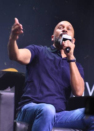 NEW YORK, NY - JULY 18: Keegan-Michael Key during Strike the Pose at day 3 of Fanatics Fest NYC on July 18, 2026 at Javits Center in New York City. Copyright: xmpi099 MediaPunchx