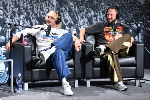 NEW YORK, NY - JULY 18: Logan Paul and Mike Majlak pictured during Impaulsive at day 3 of Fanatics Fest NYC on July 18, 2026 at Javits Center in New York City. Copyright: xmpi099 MediaPunchx