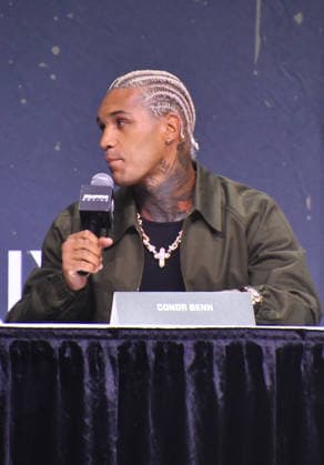 NEW YORK, NY - JULY 18: Conor Benn pictured during Zuffa Boxing Press Conference on day 3 of Fanatics Fest NYC on July 18, 2026 at Javits Center in New York City. Copyright: xmpi099 MediaPunchx