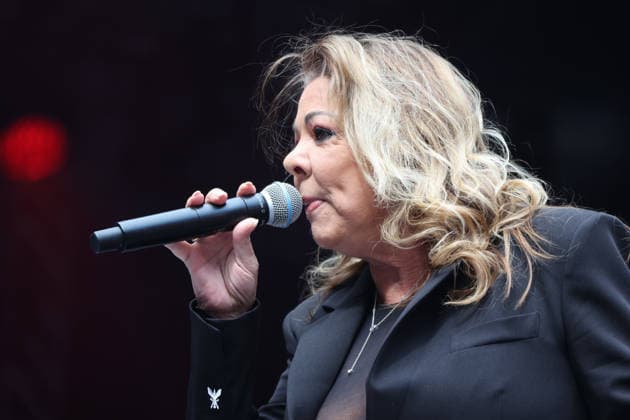die 80er LIV Sandra, die 80er LIVE, Volksparkstadion Hamburg, 18.07.2026 *** The 80s LIVE Sandra, The 80s LIVE, Volksparkstadion Hamburg, July 18, 2026 Copyright: xEventpressxBecherx