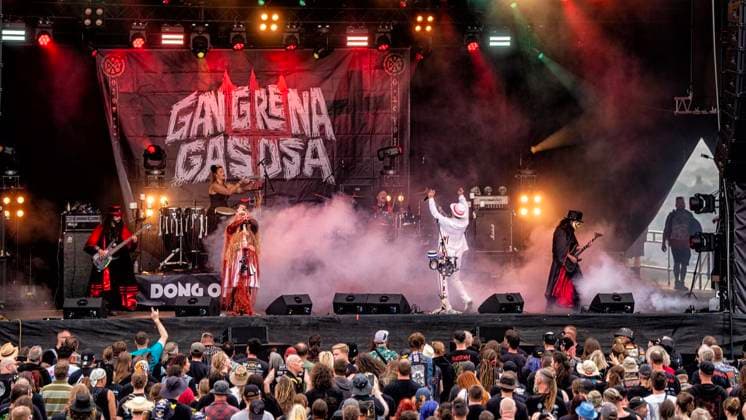 Dong Open Air 2026, Day Three ** FOR EDITORIAL PURPOSES ONLY ** EDITORIAL USE ONLY ** p Metal fans gather on the slag heap on July 18, 2026, in Neukirchen-Vluyn, northern Germany, and the band Gangrena Gasosa is on stage. This year’s music festival is taking place. Photo: Arnulf Stoffel, Funke Foto Services p Colorful Germany, North Rhine-Westph Copyright: ArnulfxStoffel doc86s4bslp9k317er5h1fby ,EDITORIAL USE ONLY Copyright: ArnulfxStoffel