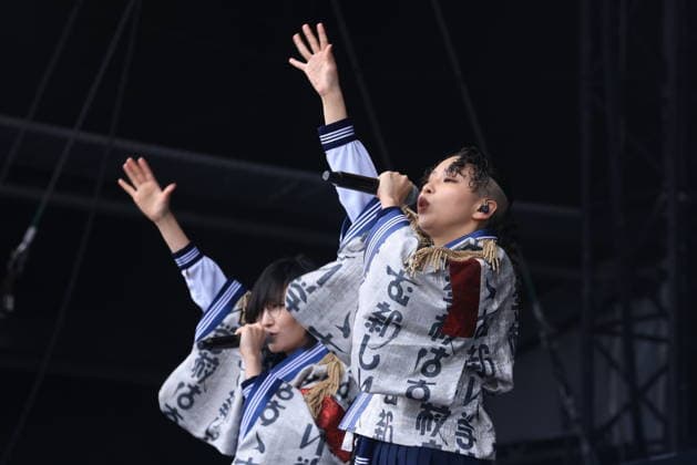18.07.2026, Atarashii Gakko!, Sänger, im Konzert live auf dem Lollapalooza 2026, Olympiastadion, Berlin, Berlin *** July 18, 2026, Atarashii Gakko, singer, live in concert at Lollapalooza 2026, Olympic Stadium, Berlin, Berlin