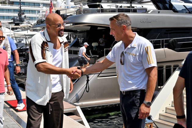 Will Smith on the final day of the E1 Monaco 2026, July 18, 2026. The E1 is the world’s first and only championship for all-electric racing boats sanctioned by the International Motorboat Union (UIM), the international governing body responsible for regulating motorboat racing activities. Each team consists of a female driver and a male driver. The races take place on the water at iconic locations around the world, such as Jeddah, Monaco, Lake Como, Lagos, and Miami, and the teams are owned by high-profile figures from around the world. Among them are LeBron James, Will Smith, Marc Anthony, and Steve Aoki from the entertainment world, as well as Rafael Nadal, Tom Brady, Virat Kohli, Thibaut Courtois, Kyle Kuzma, and Didier Drogba from the  Copyright: xBrunoxBebertx xBestimagexBrunoxBebertx xBestimagex