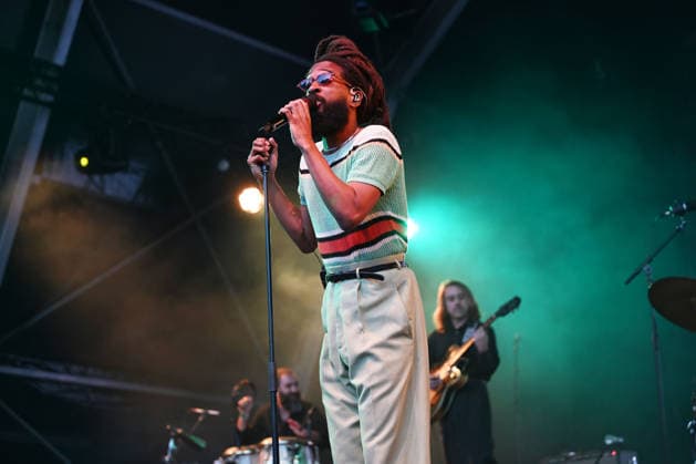Thee Sacred Souls performing at Somerset House in London LONDON, ENGLAND - JULY 18: Josh Lane of ˜Thee Sacred Souls™™ performing at Somerset House during Somerset House Series on July 18, 2026 in London, England. CAP MAR MAR Great Britain UK Copyright: xMartinxHarris CapitalxPicturesx