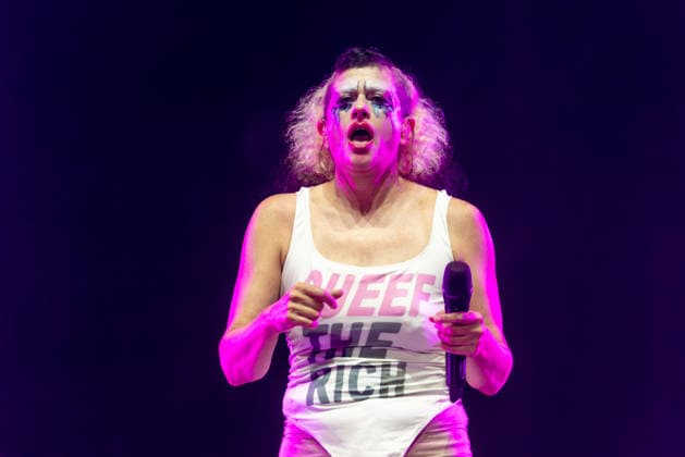 Canadian singer Peaches (Merrill Nisker) performs during the final day of Music festival Colours of Ostrava in Ostrava, Czech Republic, on July 18, 2026. (CTKxPhoto VladimirxPrycek) CTKPhotoP2026071900087  CTKPhotoP2026071900087
