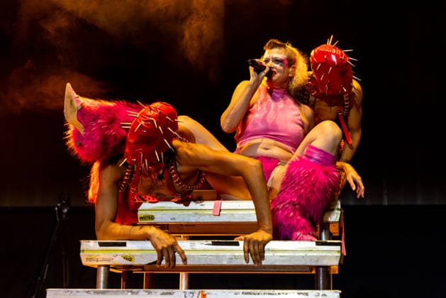 Canadian singer Peaches (Merrill Nisker) performs during the final day of Music festival Colours of Ostrava in Ostrava, Czech Republic, on July 18, 2026. (CTKxPhoto VladimirxPrycek) CTKPhotoP2026071900092  CTKPhotoP2026071900092
