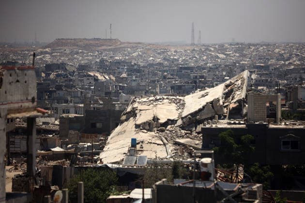 Aftermath of Israeli Airstrike In Gaza General view of destroyed buildings in eastern Gaza City, on July 19, 2026. Gaza continues to experience daily violence despite a formal ceasefire in place since October, with both the Israeli military and Hamas accusing one another of violating the truce. Gaza Palestine  Copyright: xMajdixFathix originalFilename: fathi-notitle260719_npWyM.jpg