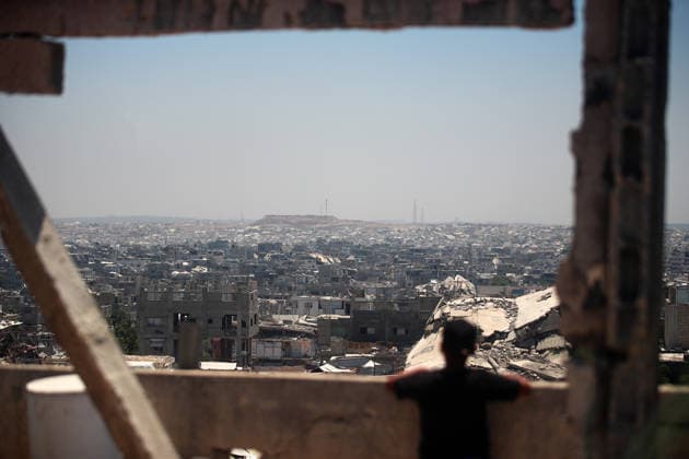 Aftermath of Israeli Airstrike In Gaza General view of destroyed buildings in eastern Gaza City, on July 19, 2026. Gaza continues to experience daily violence despite a formal ceasefire in place since October, with both the Israeli military and Hamas accusing one another of violating the truce. Gaza Palestine  Copyright: xMajdixFathix originalFilename: fathi-notitle260719_npjCp.jpg