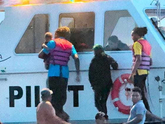 Ferry carrying 116 capsizes off Guyana coast GEORGETOWN, GUYANA - JULY 19: (----EDITORIAL USE ONLY – MANDATORY CREDIT - GUYANA PRIME MINISTER S OFFICE HANDOUT - NO MARKETING NO ADVERTISING CAMPAIGNS - DISTRIBUTED AS A SERVICE TO CLIENTS----) A ferry carrying 116 passengers capsized off the coast of Guyana, with authorities saying 53 people had been rescued so far, in Georgetown, Guyana, on July 19, 2026. The vessel, MV Barima, overturned near Iron Punt while traveling from Georgetown to Port Kaituma on Saturday, according to the BBC. Emergency services launched a large-scale search-and-rescue operation after receiving a distress call at around 11.00 pm local time (0300GMT Sunday). The operation involves government and privately operated  Copyright: x2026xAnadoluxGuyanaxPrimexMinister sxOfficex xHandoutx