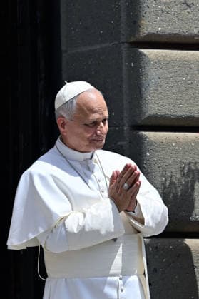 ITALY - POPE LEO XIV LEADING THE ANGELUS PRAYER IN CASTEL GANDOLFO NEAR ROME - 2026 7 19 Italy, Albano , Vatican, 2026 7 19 Pope Leo XIV leading the Angelus prayer in Castel Gandolfo near Rome, EDITORIAL USE ONLY - NO BOOKS Copyright: xALESSIAxGIULIANIx