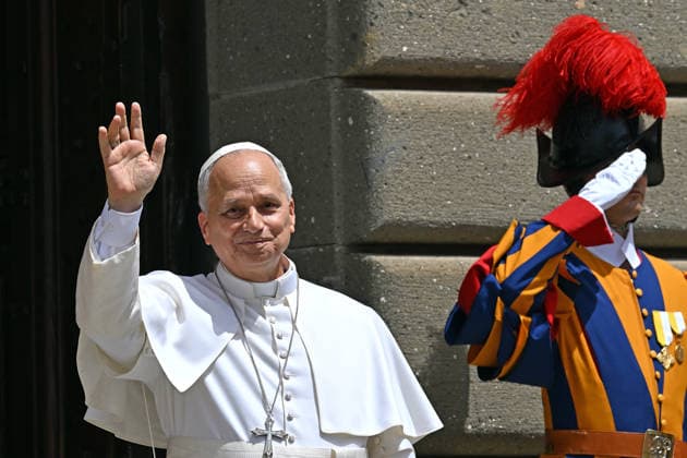 ITALY - POPE LEO XIV LEADING THE ANGELUS PRAYER IN CASTEL GANDOLFO NEAR ROME - 2026 7 19 Italy, Albano , Vatican, 2026 7 19 Pope Leo XIV leading the Angelus prayer in Castel Gandolfo near Rome, EDITORIAL USE ONLY - NO BOOKS Copyright: xALESSIAxGIULIANIx