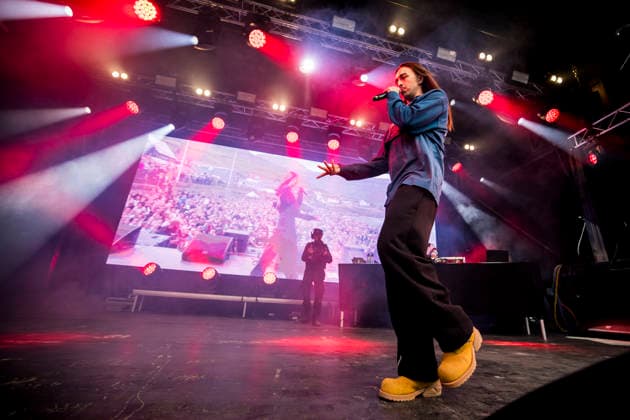 Tommy Cash live at G! Festival 2026 Sydregote, Faroe Island. 18th, July 2026. The Estonian rapper Tommy Cash performs a live concert during the Faroese music festival G! Festival 2026 in Sydregote. Faroe Islands, SyÃ°rugota  Copyright: xGonzalesxPhoto LassexLagonix