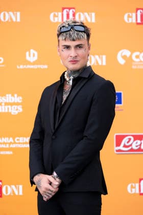 July 19, 2026, Giffoni Valle Piana, Salerno, Italy: Italian singer Manuel Franco Rocati aka Rosa Chemical attends the photocall at 56th Giffoni Film Festival 2026 in Giffoni Valle Piana, Salerno, Italy on July 19, 2026. Giffoni Valle Piana Italy  - ZUMAl175 20260719_zip_l175_112 Copyright: xFrancescoxLucianox