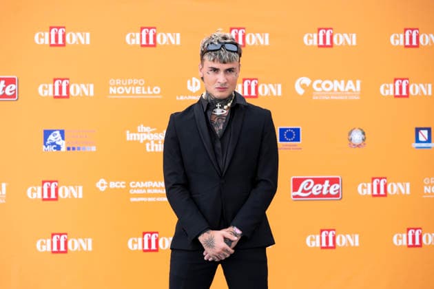 July 19, 2026, Giffoni Valle Piana, Salerno, Italy: Italian singer Manuel Franco Rocati aka Rosa Chemical attends the photocall at 56th Giffoni Film Festival 2026 in Giffoni Valle Piana, Salerno, Italy on July 19, 2026. Giffoni Valle Piana Italy  - ZUMAl175 20260719_zip_l175_131 Copyright: xFrancescoxLucianox