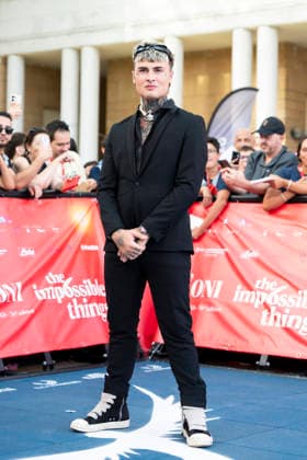 July 19, 2026, Giffoni Valle Piana, Salerno, Italy: Italian singer Manuel Franco Rocati aka Rosa Chemical attends the photocall at 56th Giffoni Film Festival 2026 in Giffoni Valle Piana, Salerno, Italy on July 19, 2026. Giffoni Valle Piana Italy - ZUMAl175 20260719_zip_l175_123 Copyright: xFrancescoxLucianox