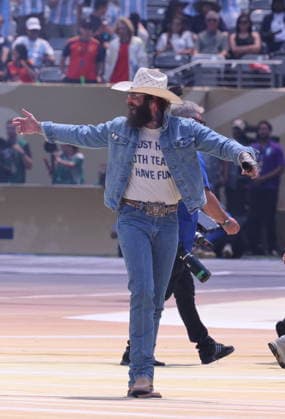 RECORD DATE NOT STATED 2026 World Cup Final - Post Malone At Closing Ceremony - USA Post Malone performs during the Closing ceremony ahead of the FIFA World Cup 2026 final football match between Spain and Argentina on July 19, 2026 in East Rutherford, NJ, USA. Photo by Charles Guerin ABACAPRESS.COM East Rutherford NJ United States  Copyright: xGuerinxCharles ABACAx