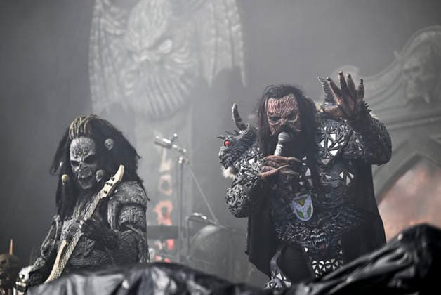 Finnish metal band Lordi perform during the International Music Festival Masters of Rock in Vizovice near Zlin, Czech Republic, on July 19, 2026. (CTKxPhoto DaliborxGluck) CTKPhotoP2026071904240  CTKPhotoP2026071904240