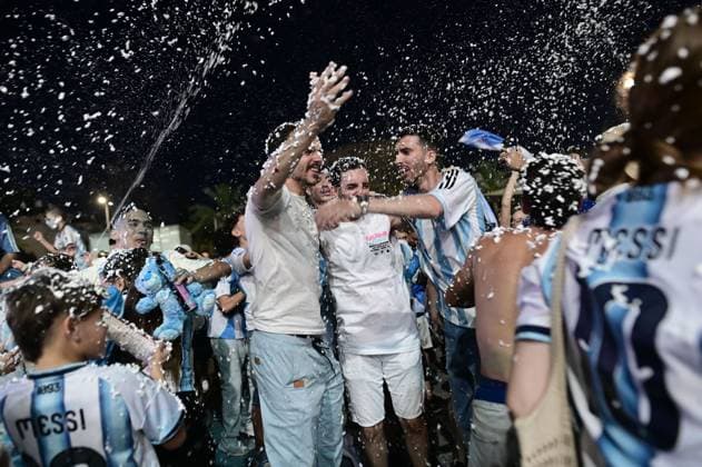July 19, 2026, Tel-Aviv, Israel: TEL AVIV, ISRAEL Ã¢â‚¬ JULY 19, 2026: Thousands of football fans gather at Menora Mivtachim hall in Tel-Aviv to watch the final match of the World Cup between Argentina and Spain. JNA Press. Tel-Aviv Israel - ZUMAq101 20260719_zna_q101_238 Copyright: xTomerxNeubergx